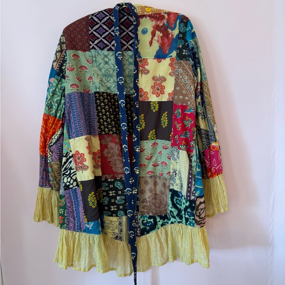 Gypsy Rose Colorful Ruffled Patchwork Women's Jac… - image 2